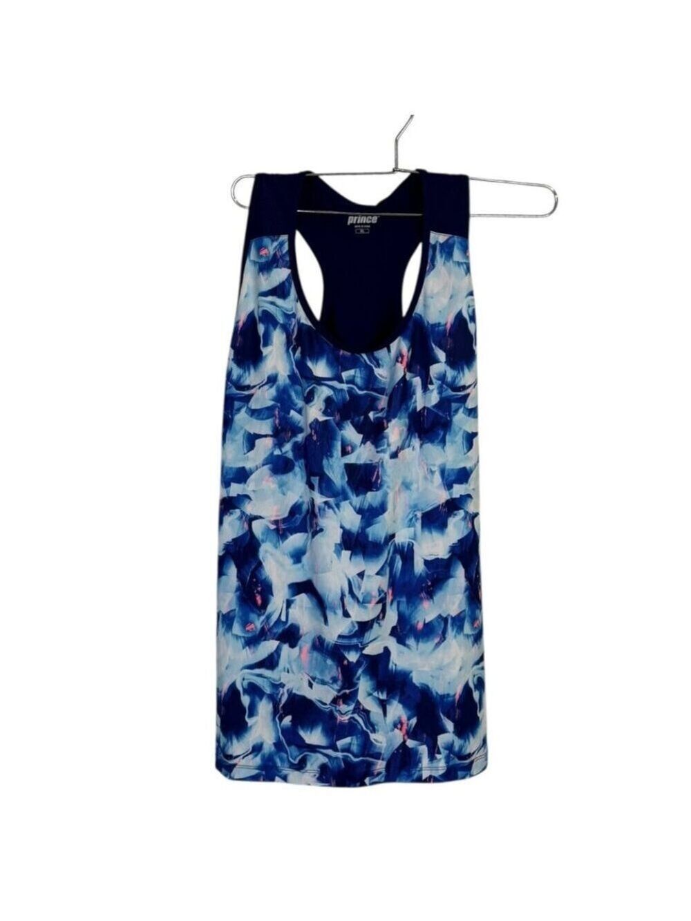 Prince Women’s Blue Abstract Performance Tennis Tank Top Size Large